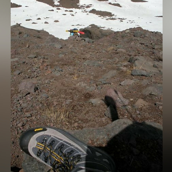 Asolo Black and Gray Outdoor Boots with Yellow Highlights - Picture 8 of 9